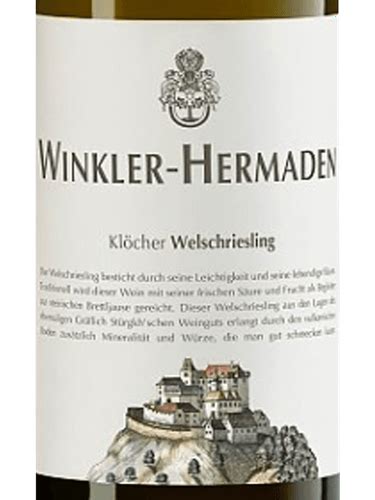 Winkler Hermaden Klöcher Welschriesling Vivino Australia