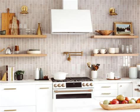 Anita Yokota Dust Storm Backsplash Fireclay Tile Herringbone Tiles Kitchen Brick Tiles