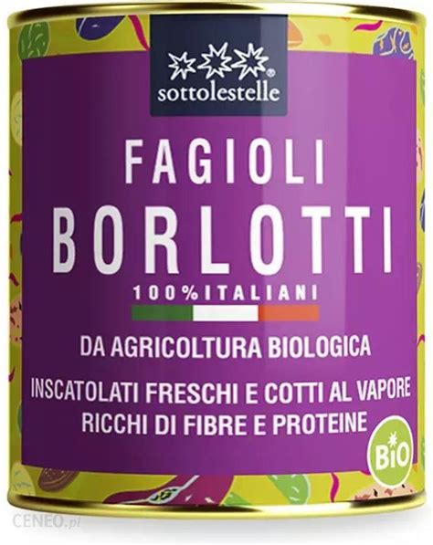 Sottolestelle Fasola Borlotti W Puszce 400g Eko Ceny I Opinie Ceneo Pl