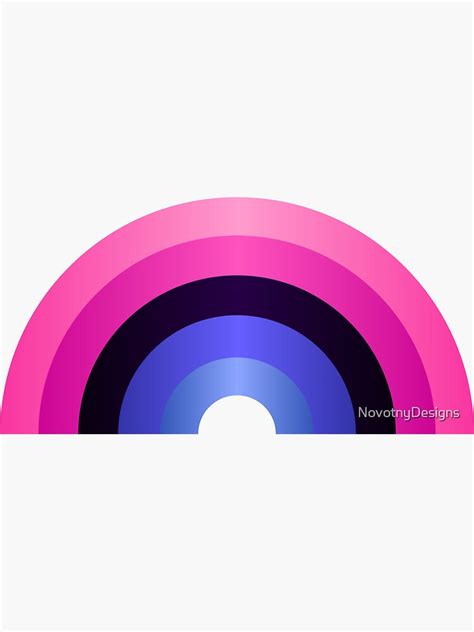 Omnisexual Pride Rainbow Sticker By Novotnydesigns Redbubble