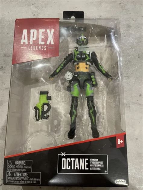 Apex Legends Octane Green Inch Action Figure High Articulation Jakks