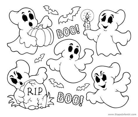 Dibujos Para Imprimir Y Colorear En Halloween Etapa Infantil