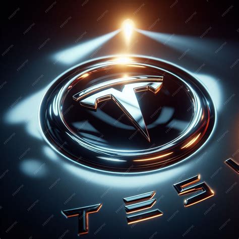 Premium AI Image | Tesla logo an iconic emblem representing cuttingedge ...