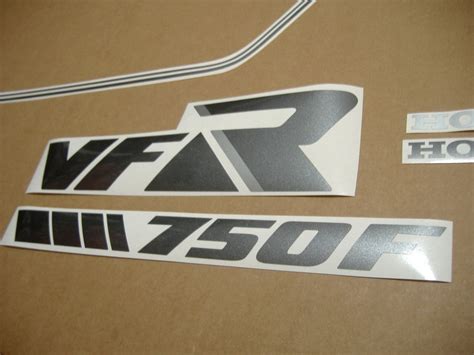 Honda VFR 750F Rc24 1987 1988 Decals Set Dark Blue Version Moto