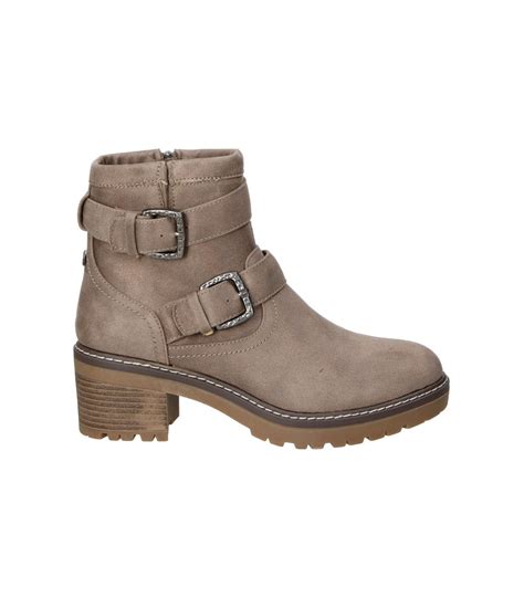 Botines Para Mujer Mustang MTNG 52198 Taupe