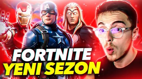 Fortn Te Yen Sezon Geld Marvel Karakterleri Youtube