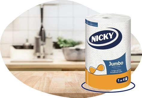 Nicky Jumbo Kitchen Towels 12 Rolls 200 Sheets Per Roll EBay