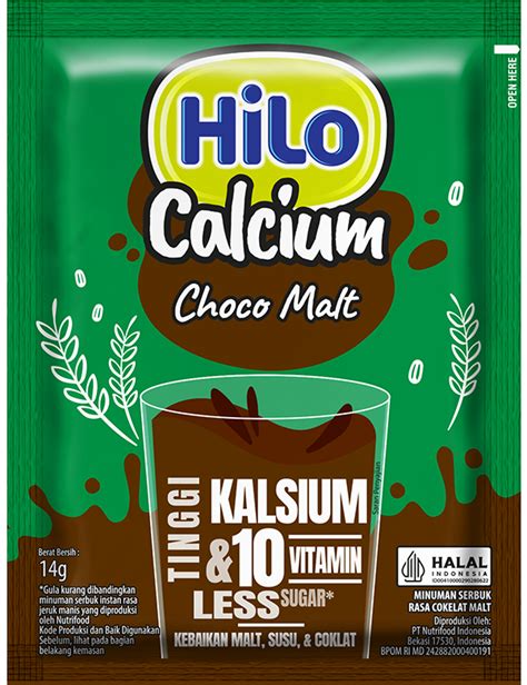 HiLo Minuman Cokelat Tinggi Kalsium