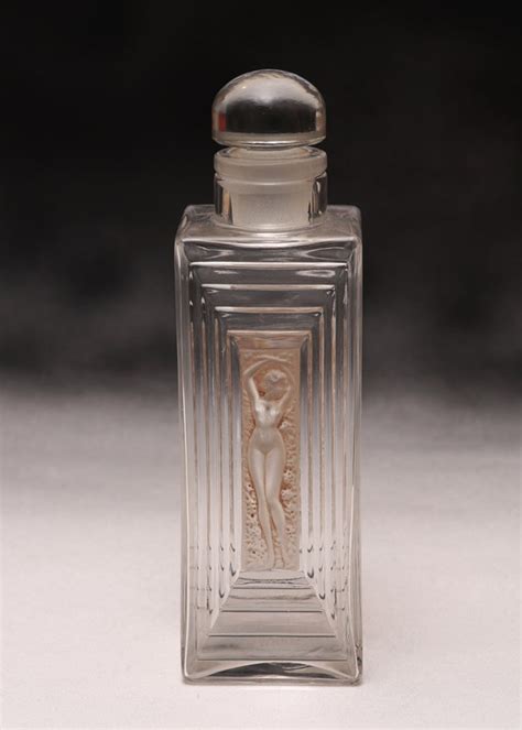 Lalique Duncan One Nude Crystal Perfume Bottle Gem