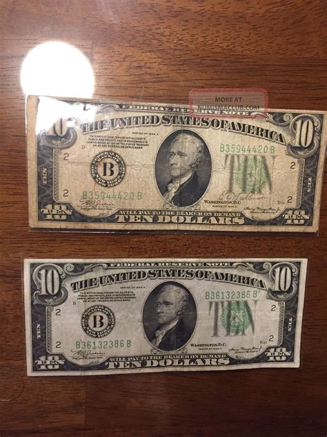 100 1 Hundred Dollar Bill 1934 Benjamin Franklin & 2x 1934 $10 Federal ...