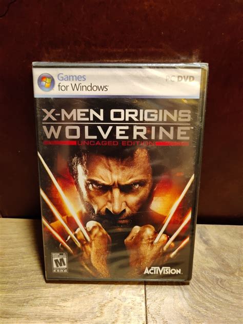 X Men Origins Wolverine Uncaged Edition Pc Dvd New Factory Sealed