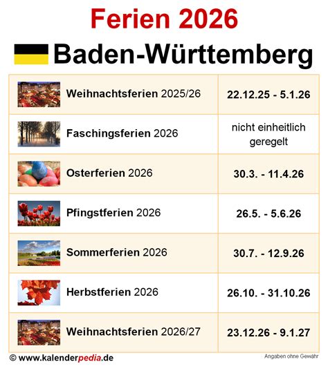 Ferien In Baden W Rttemberg Ein Umfassender Leitfaden F R