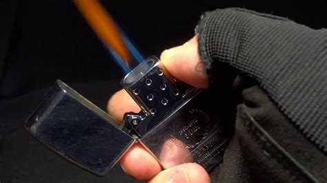 Zippo Butane Lighter Insert Double Torch Youtube