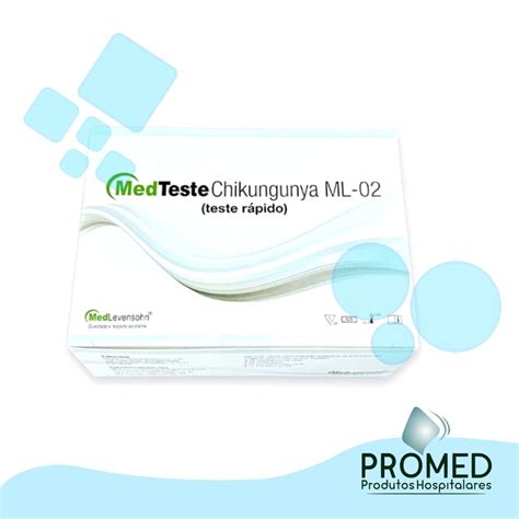 CHIKUNGUNYA IGG IGM TEST KIT C 10 TESTE MEDTESTE Promed RJ