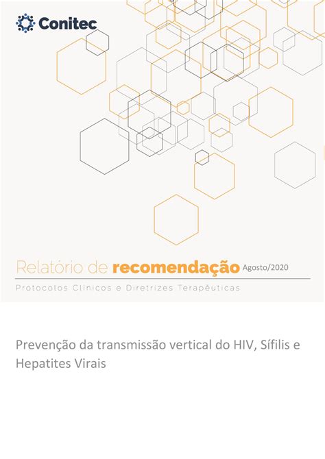 Pcdt Ists Vertical Otimo Preven O Da Transmiss O Vertical Do Hiv