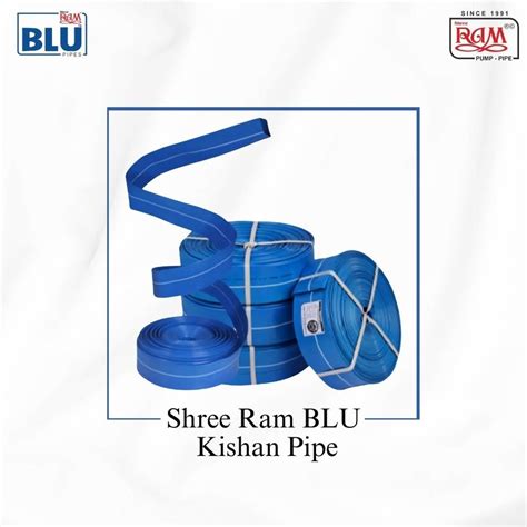 LDPE Agricultural Lapeta Pipe SHREE RAM BLU DELUX VIRGIN LDPE Krishi