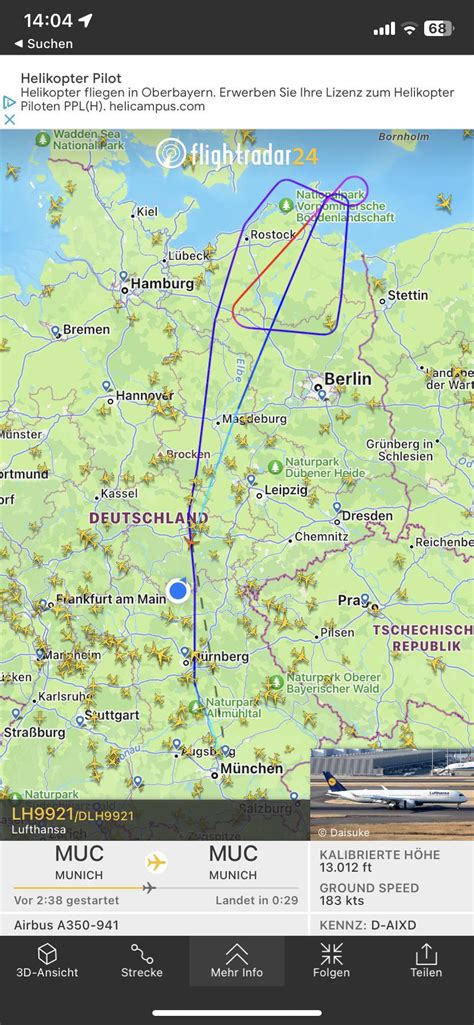 What is this Lufthansa flight doing? : r/flightradar24