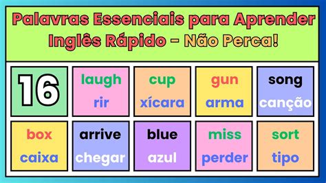 Palavras Com R Ingles - 16:As Palavras em Inglês que Você Precisa Saber para Melhorar ...