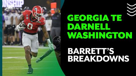 Barrett S Breakdowns TE Darnell Washington NBC Sports Philadelphia