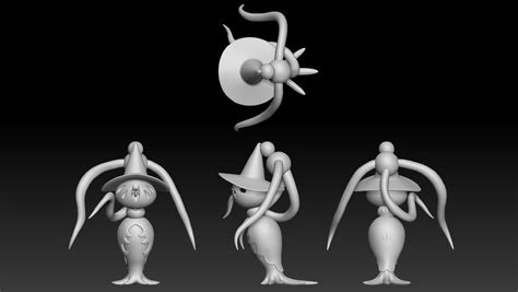 Pokemon Gigantamax Hatterene 3D model 3D printable | CGTrader