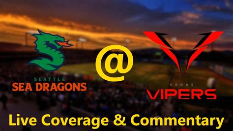 XFL TANK BOWL XFL Week 3 Seattle Sea Dragons Vs Vegas Vipers Live