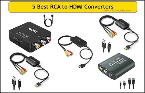 5 Best RCA to HDMI Converters in 2024