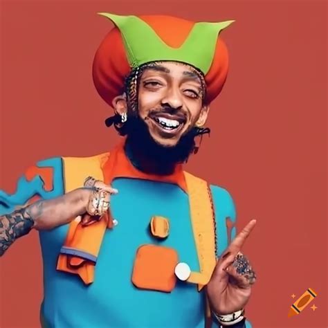 Nipsey Hussle Dressed As Blippi On Craiyon