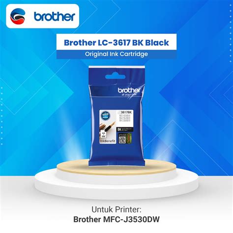 Jual Brother Tinta Cartridge Lc Black Original Shopee Indonesia