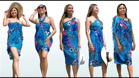 How To Transform A Sarong Into A Stylish Dress Step By Step Guide