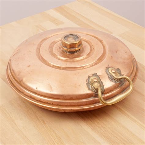 Antique Hot Water Bottle Copper And Brass Bottle With A Etsy