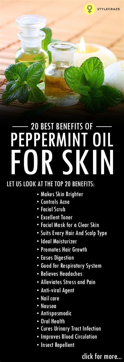 Benefits Of Peppermint Oil For Skin Hair Health How To Use