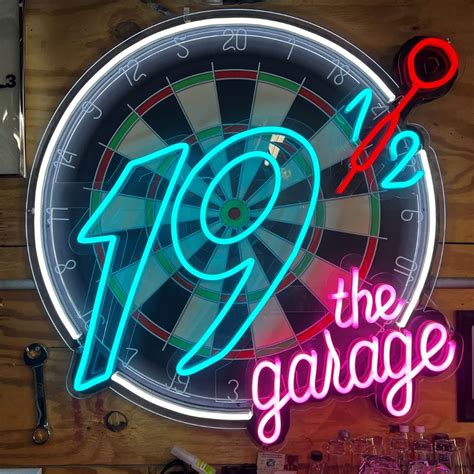 Custom Neon® Garage Signs Personalized Neon Garage Shed & Man Cave Signs