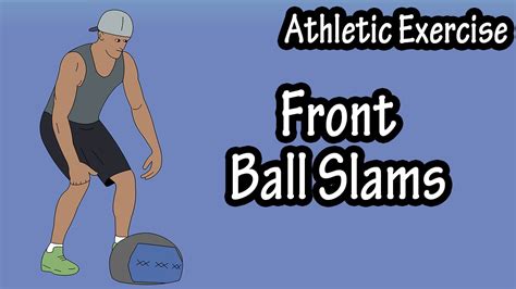 Athletic Exercise How To Do Perform Front Medicine Ball Slams