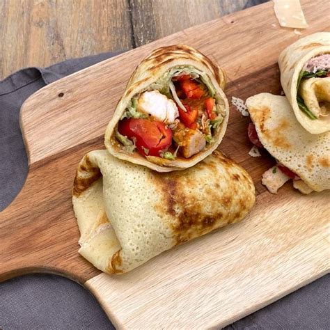 Pfannkuchen Wraps mit zweierlei Füllung Rezepte ARD Buffet TV