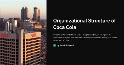 Organizational Structure Of Coca Cola