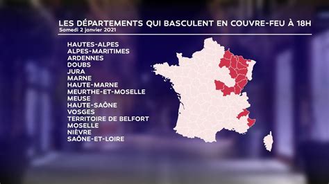 Couvre Feu H Pour Millions De Fran Ais La Carte Des