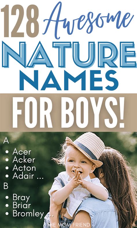 129 Super Cool Nature Boy Names | The Mom Friend