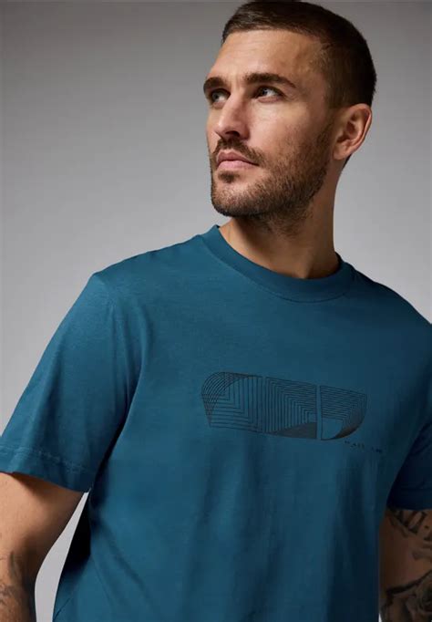 Street One T Shirt Mit Grafischem Print F R Herren In Blau Street One