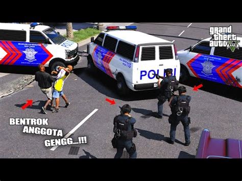 Patroli Polisi Di Kota Los Santos Gta Mod Polisi Youtube