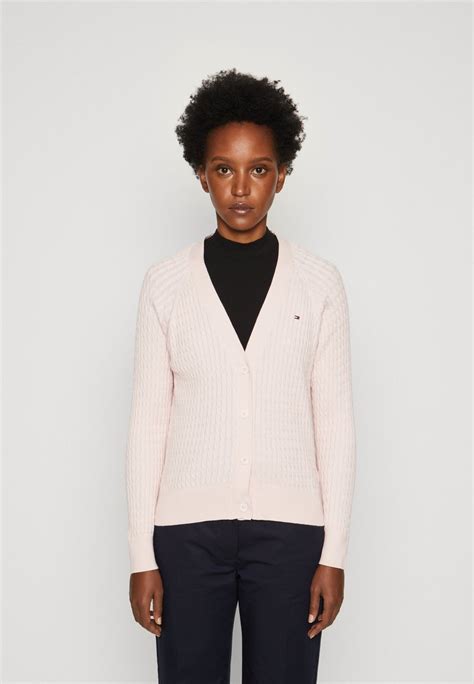 Tommy Hilfiger Cable Cardigan Cardigan Whimsy Pink Light Pink