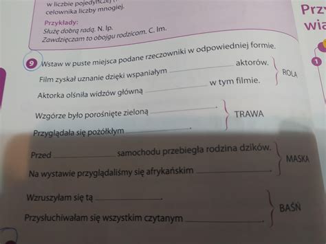 J Zyk Polski Klasa Zad I E Strony Prosz Niech Kto Pomo E