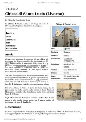 Chiesa Di Santa Lucia Livorno Wikipedia Goroiamanuci Flip Pdf