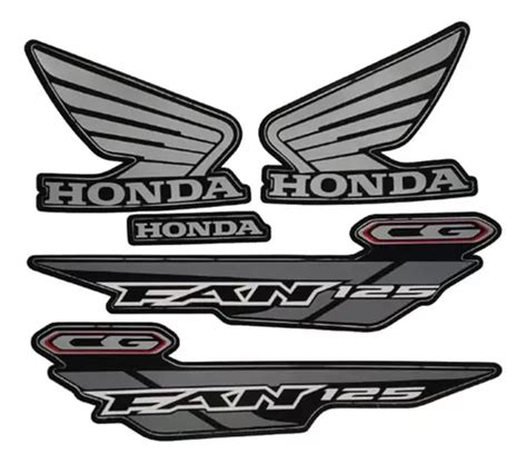 Kit Adesivos Honda Cg Fan 125 2014 Ks Preta Mercadolivre