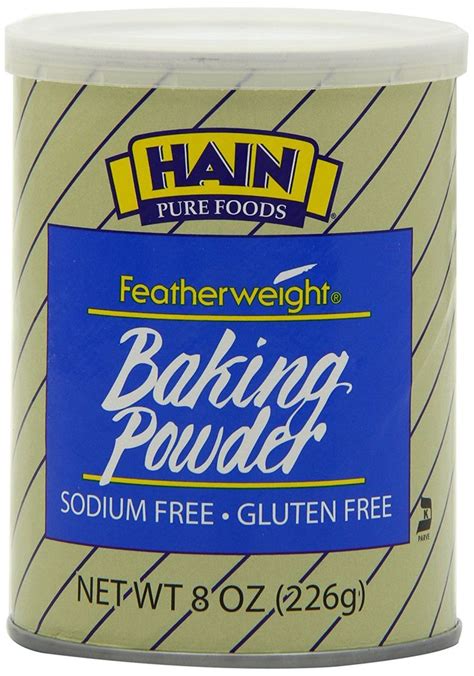 Hain Pure Foods Gluten Free Featherweight Baking Powder 8 Oz Pack Of