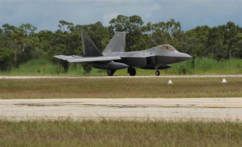 Raptors Arrive At Raaf Base Tindal For Enhanced Air Cooperation