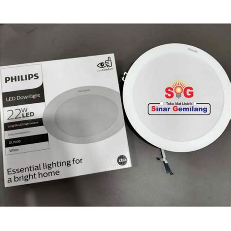 Jual Philips Eridani G2 Dl190b Integrated Led Downlight 22w Putih 6500k Shopee Indonesia