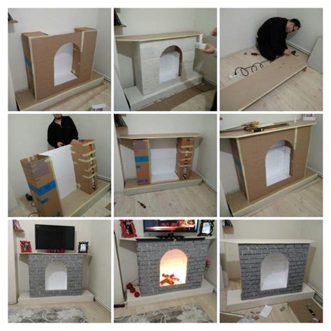 Aprende Hacer Chimeneas De Cart N Paso A Paso Diy Christmas Fireplace