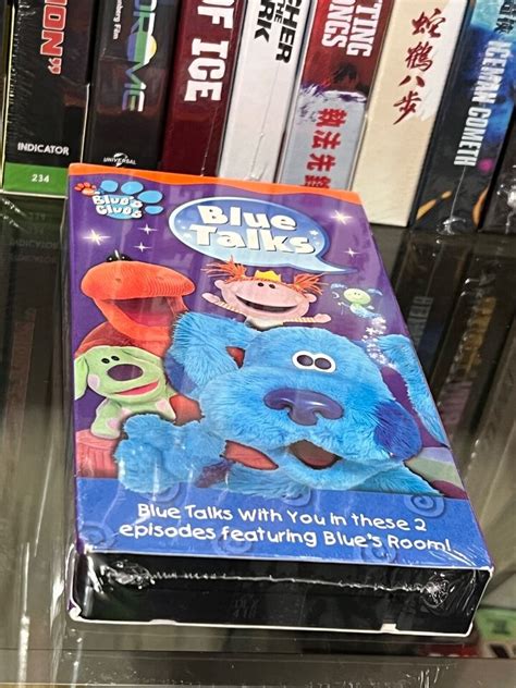 Blue Clues Blue Talks VHS Nick Jr Paramount Home VHS VIDEO TAPE