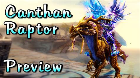 Gw2 Canthan Raptor Preview End Of Dragons Deluxe Skin