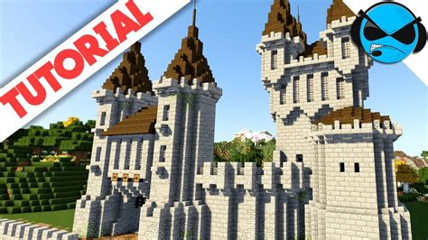 How To Build A Castle Minecraft Tutorial Medieval Castle Part 2